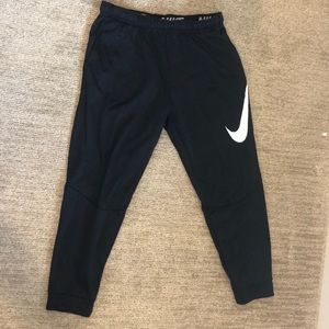 Nike Big Swoosh Joggers Black Size XL